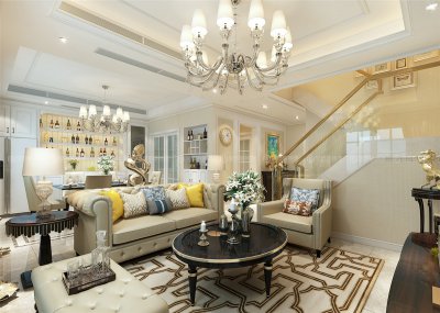 別墅裝修.錦繡花城