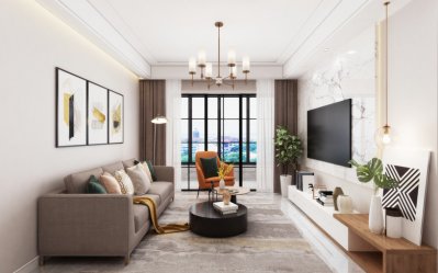 鳳凰熙岸90平裝修設(shè)計