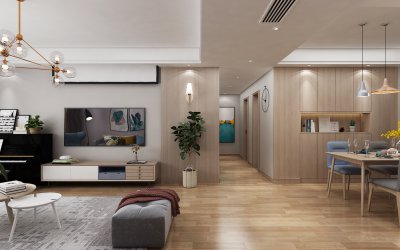 蘇都花園120平裝修設計