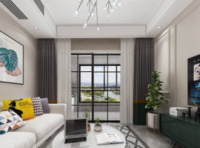 建發(fā)泱譽125平現(xiàn)代