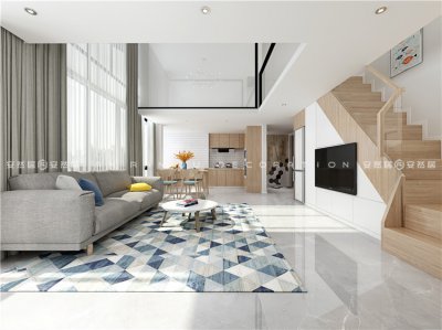 聚瓏閣80平公寓北歐