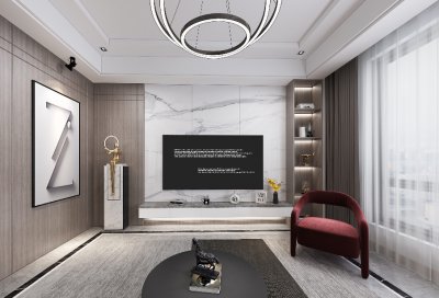 金茂府140平現(xiàn)代