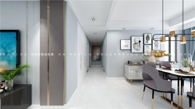 青苑二區100平簡約裝修