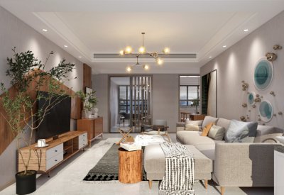 97㎡融僑城裝修設計