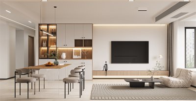 蝴蝶灣130平現代風