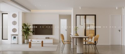 香漫雅園90平奶油風