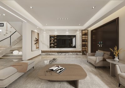 中航樾園160㎡現(xiàn)代風