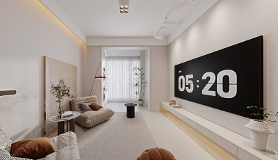 河風(fēng)印月83平簡(jiǎn)約