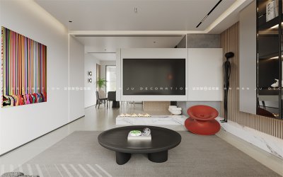 雙湖灣140平現代