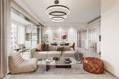 蔚藍四季99平現(xiàn)代