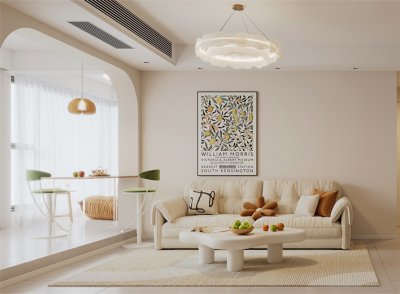 榭雨苑88平奶油風(fēng)